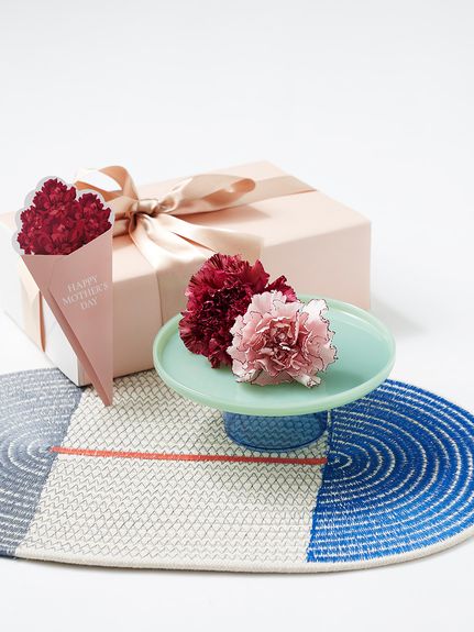 amabro/【ラッピング済み】【USAGI ONLINE限定】【セット商品】TWO TONE STAND ＆ COTTONPLACE MAT Round/その他食器/キッチン用品